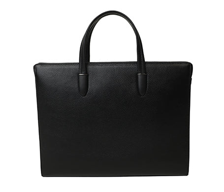 PRIVATUS Leather briefcase with fingerprint scanner